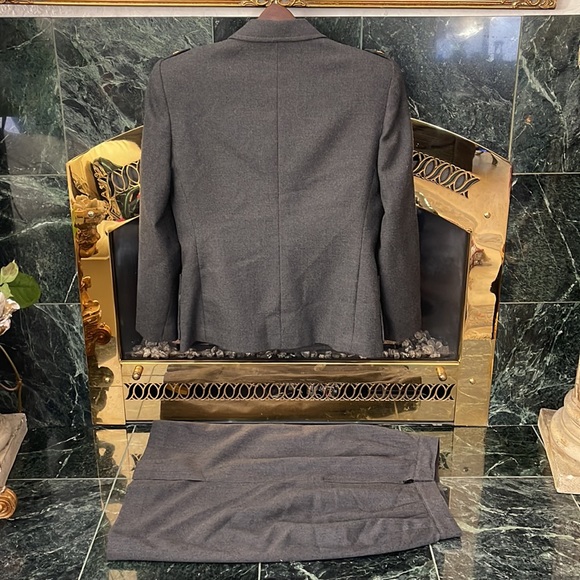 Gorgeous Missan designer wool blend vintage grey and gold suit US sz6? Japan sz9 - Picture 8 of 14